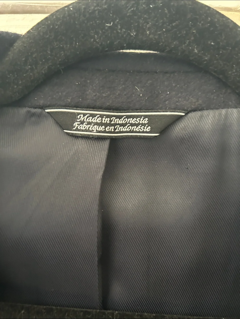 Saks Fifth Avenue Men's Black Two-Button Notch Lapel Sport Coat